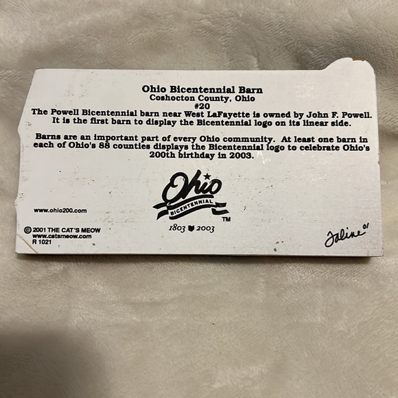 The cats meow Ohio bicentennial barn: Powell - Picture 2 of 2